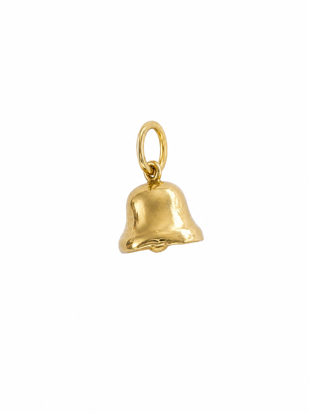 Vintage 14KT Gold Articulating Bell Charm