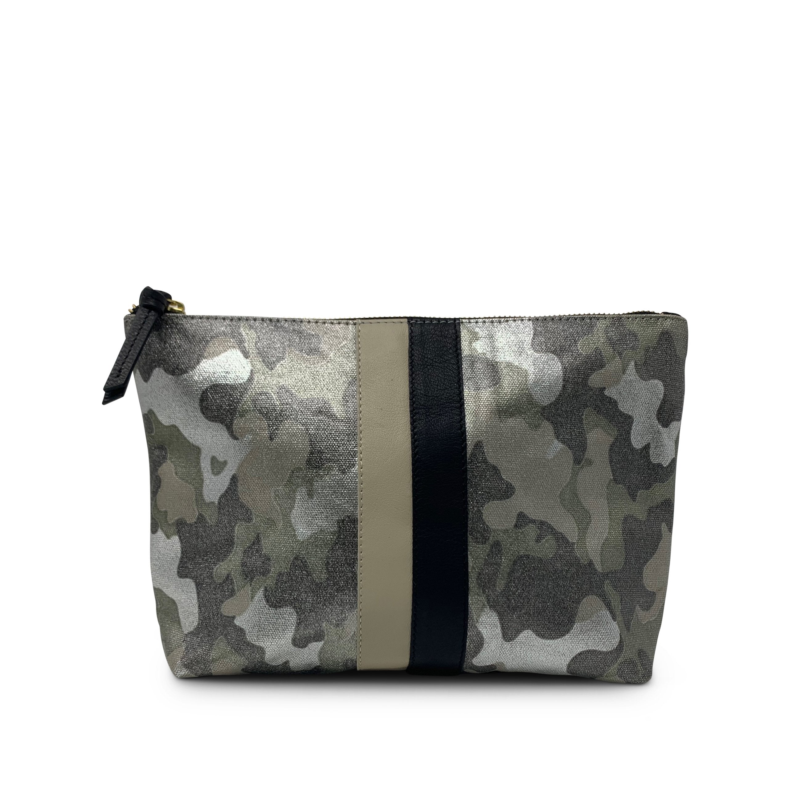 Kempton Metallic Camo Canvas Pouch