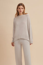 W.Cashmere Joey Oversized Crew Neck Sweater