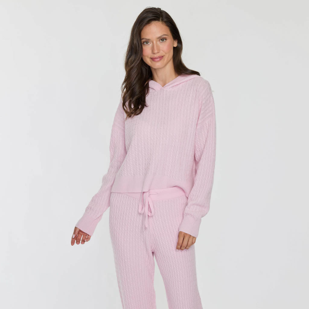Cashmere Project Baby Cable Hoodie