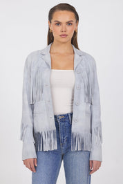 Jakett Annie Waxed Suede Jacket