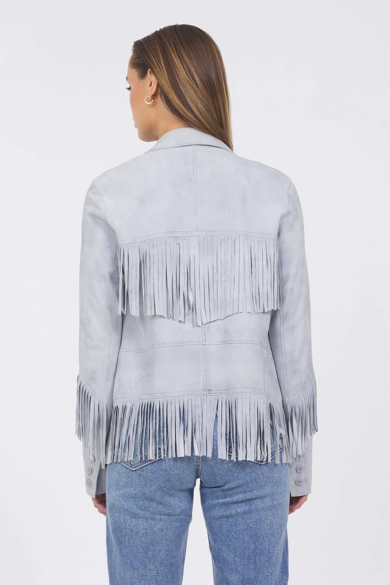 Jakett Annie Waxed Suede Jacket