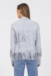 Jakett Annie Waxed Suede Jacket