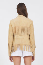 Jakett Annie Distressed Suede Jacket