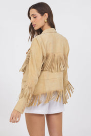 Jakett Annie Distressed Suede Jacket