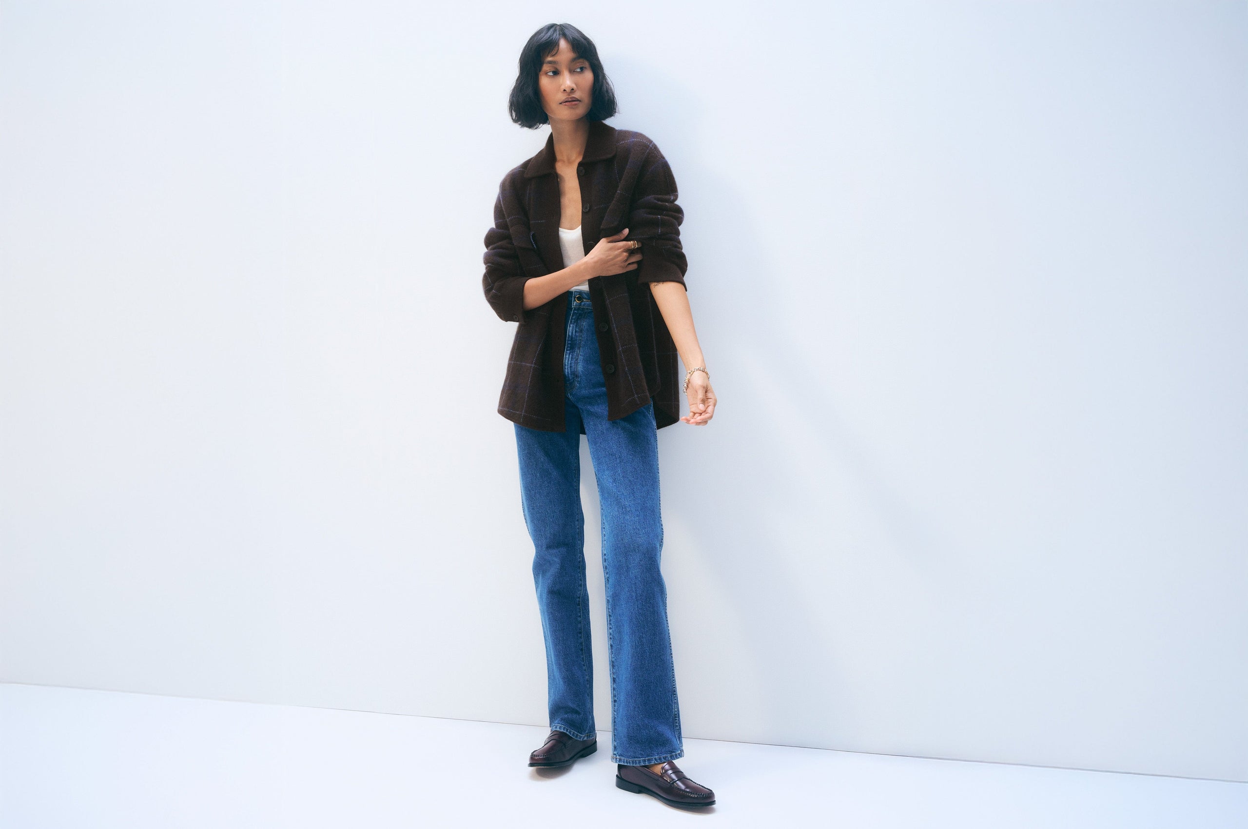 White + Warren Cashmere Luxe Button Down Shacket