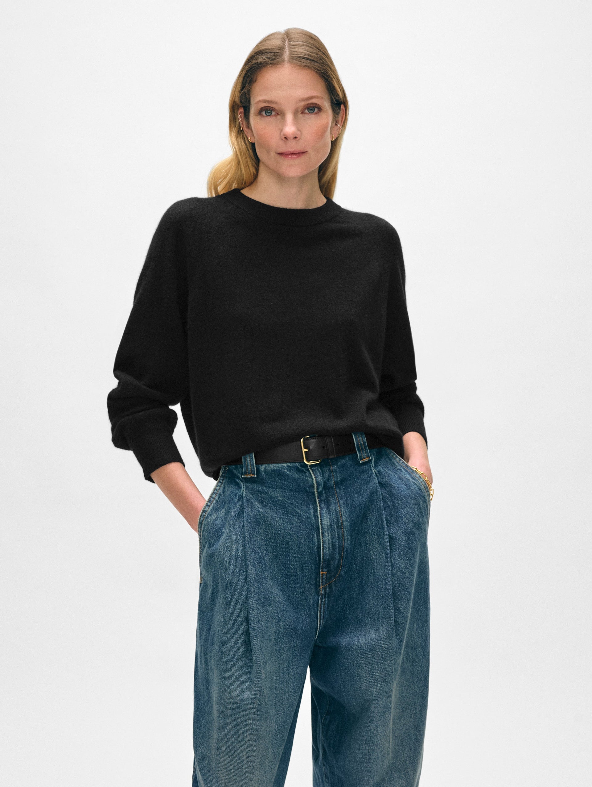 White + Warren Cashmere Easy Sweatshirt