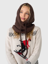 White + Warren Cashmere Ribbed Balaclava