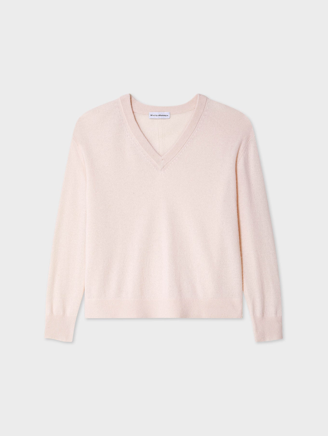 White + Warren Cashmere V-Neck