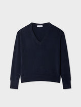 White + Warren Cashmere V-Neck