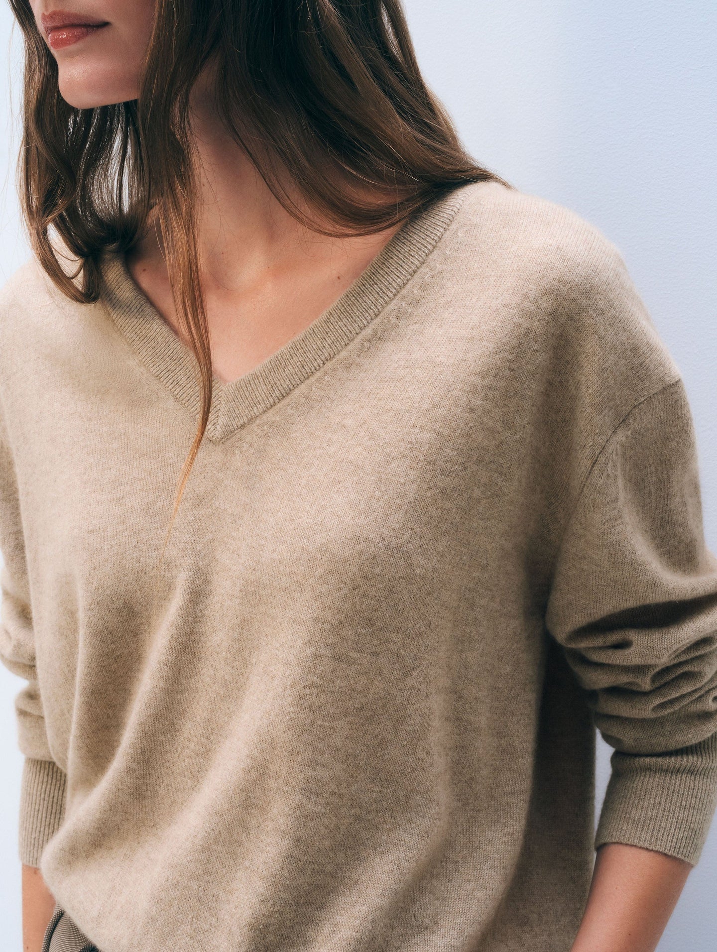 White + Warren Cashmere V-Neck