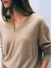 White + Warren Cashmere V-Neck