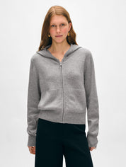 White + Warren Cashmere Luxe Zip Hoodie