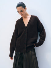 White & Warren Cashmere Luxe Pocket Cardigan