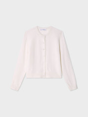 White + Warren Cashmere Crewneck Cardigan