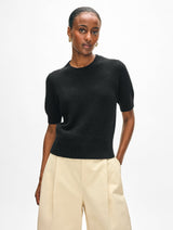 White + Warren Cashmere Featherweight Tee