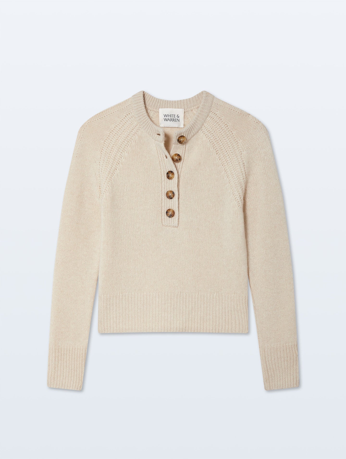 White + Warren Cashmere Luxe Henley