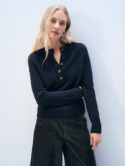 White + Warren Cashmere Luxe Henley
