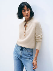 White + Warren Cashmere Luxe Henley
