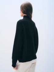 White + Warren Cashmere Oversized Standneck