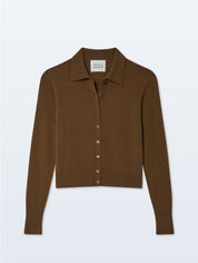 White + Warren Cashmere Collared Cardigan