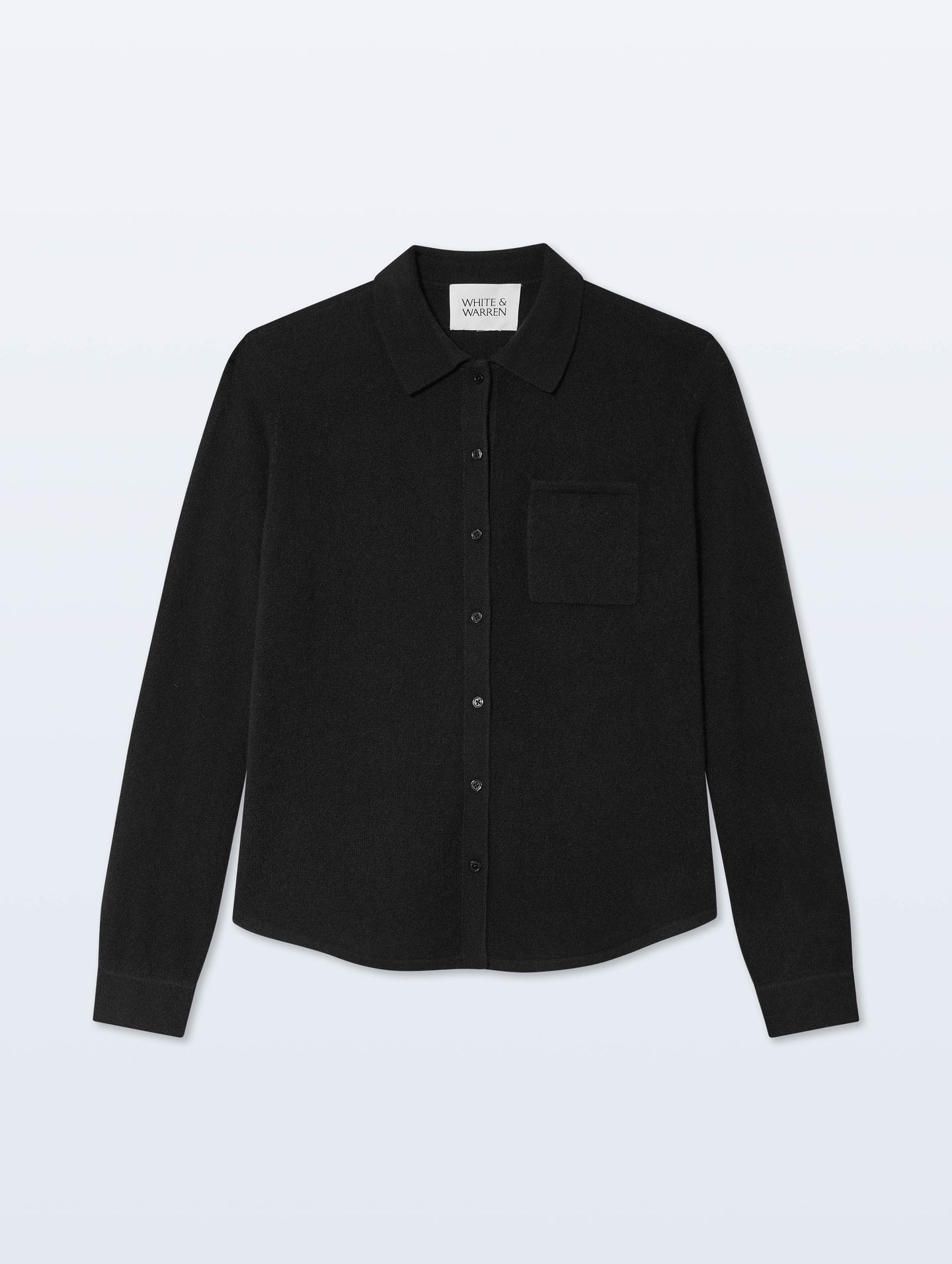 White + Warren Cashmere Button Shirt
