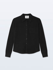 White + Warren Cashmere Button Shirt