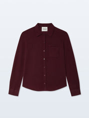 White + Warren Cashmere Button Shirt