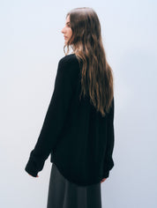 White + Warren Cashmere Button Shirt