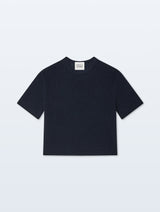 White + Warren Cashmere Waffle Mesh Tee