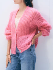 White + Warren Mohair Luxe Cardigan