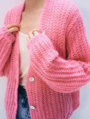 White + Warren Mohair Luxe Cardigan