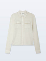 White + Warren Superfine Merino Wool Shirt