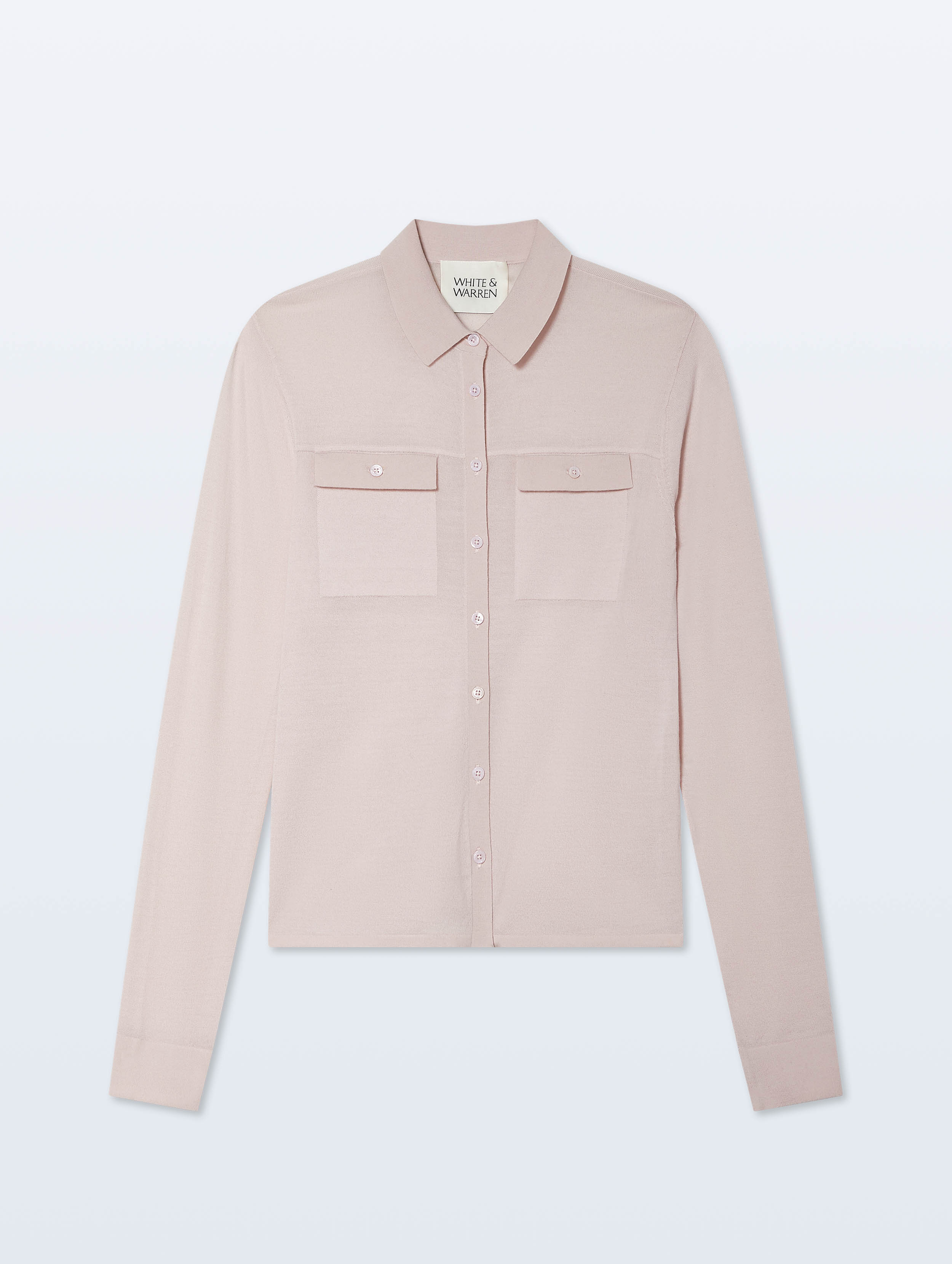 White + Warren Superfine Merino Wool Shirt