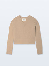 White + Warren Cashmere Featherweight V-Neck