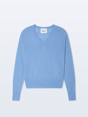 White + Warren Superfine Merino Wool V Neck