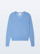 White + Warren Superfine Merino Wool V Neck