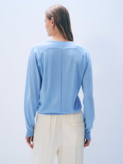 White + Warren Superfine Merino Wool V Neck