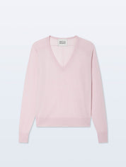 White + Warren Superfine Merino Wool V Neck