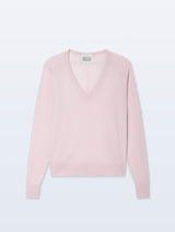 White + Warren Superfine Merino Wool V Neck