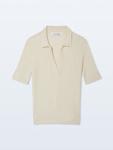 White + Warren Cashmere Linen Blend Polo