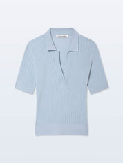 White + Warren Cashmere Linen Blend Polo