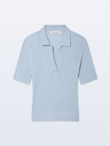 White + Warren Cashmere Linen Blend Polo