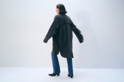 White + Warren Cashmere Blend Fringe Coat