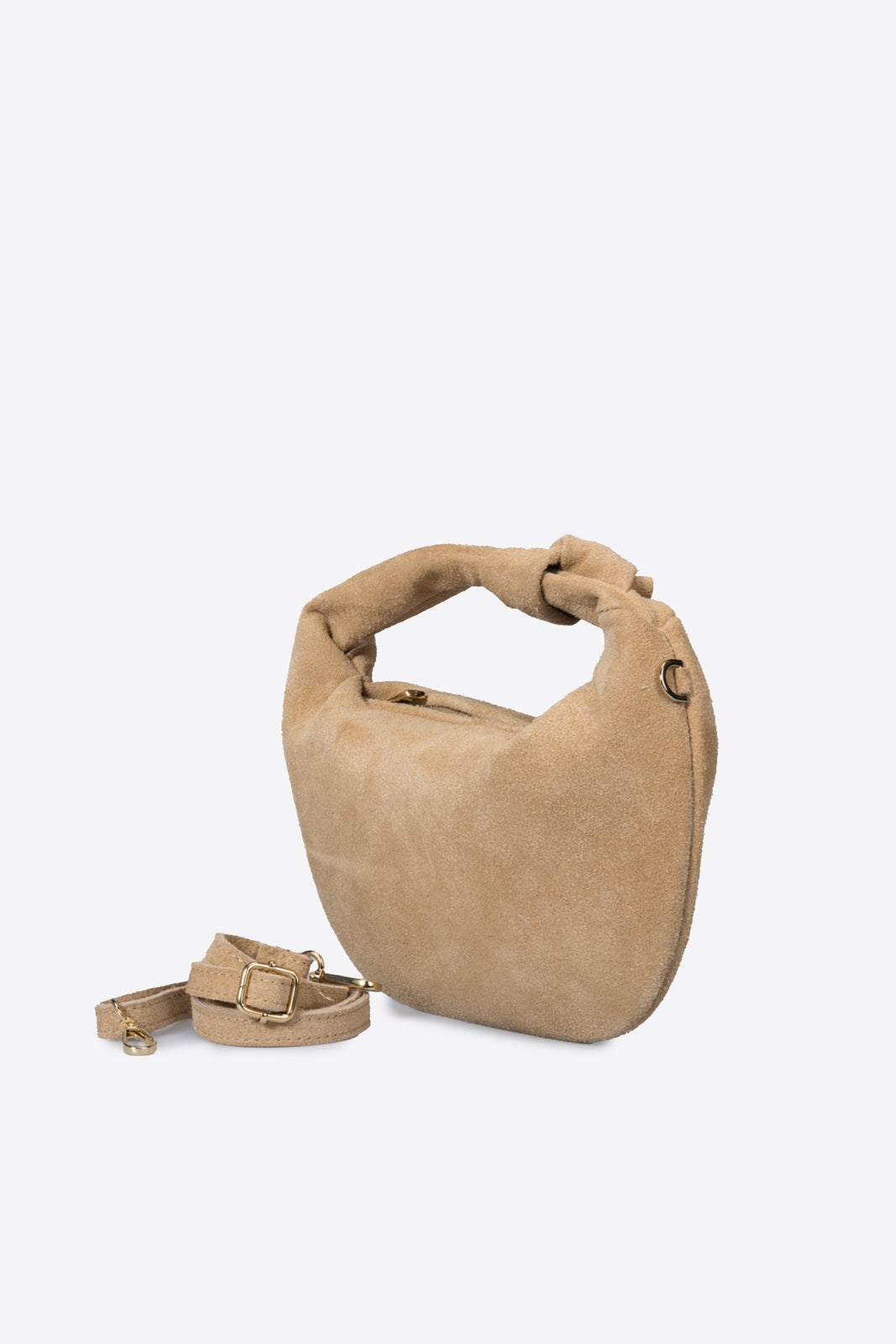 Italian Suede Tie Hobo