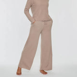 Cashmere Project Cable Panel Wide Leg Pant