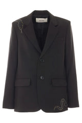 Zadig & Voltaire Vanille Strass Snake Blazer