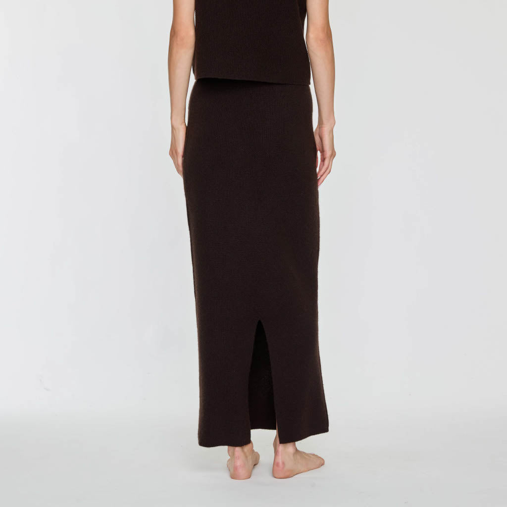 Cashmere Project Luxe Knit Maxi Skirt