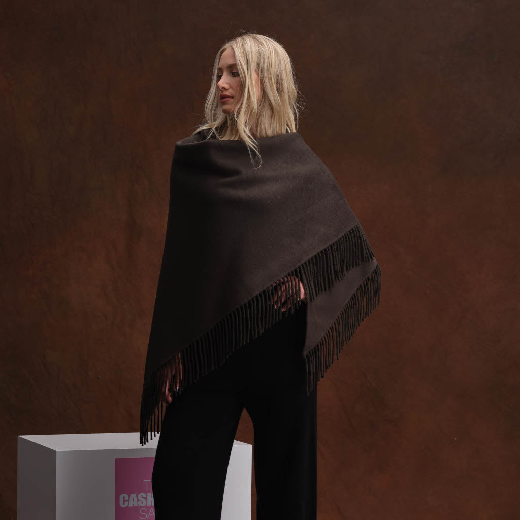 Cashmere Project Fringe Travel Wrap
