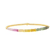 Karen Lazar Design 2MM Signature Bracelet with Garden Sapphire Ombré